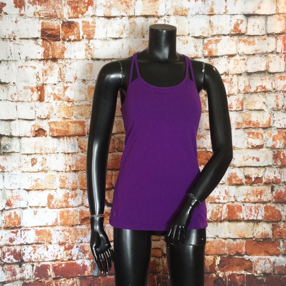 Athleta Purple Double-Strap Tank Top